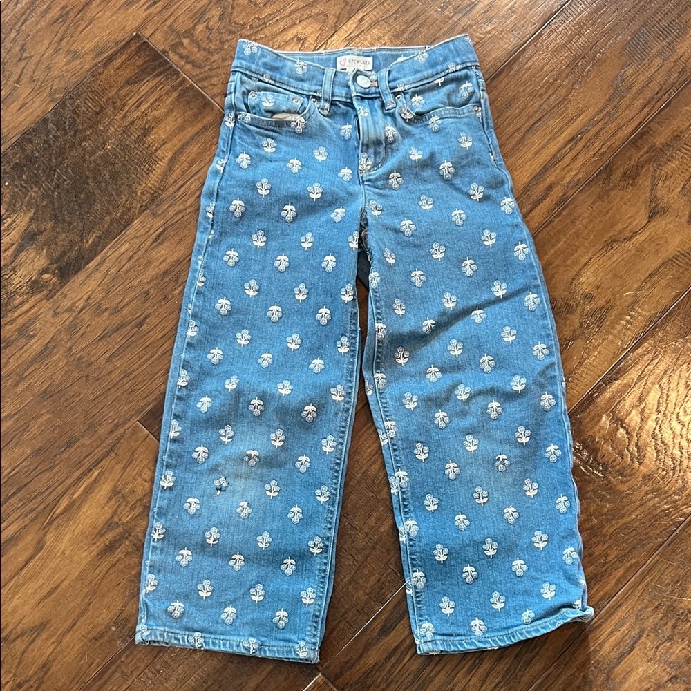 Crewcuts Girl’s floral print jeans